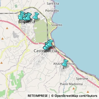 Mappa Via Giacomo Matteotti, 90014 Casteldaccia PA, Italia (2.48154)