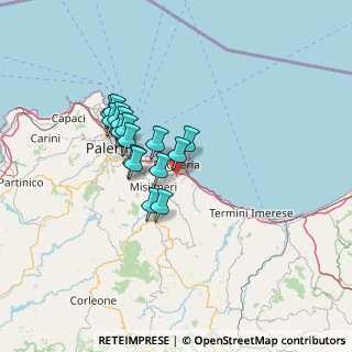 Mappa Contrada Accia, 90017 Santa Flavia PA, Italia (11.59625)