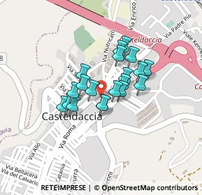 Mappa Via Carlo Cattaneo, 90014 Casteldaccia PA, Italia (0.162)