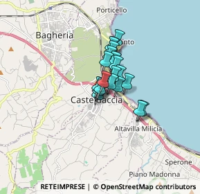 Mappa Via Carlo Cattaneo, 90014 Casteldaccia PA, Italia (1.004)