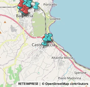 Mappa Via Carlo Cattaneo, 90014 Casteldaccia PA, Italia (3.0005)
