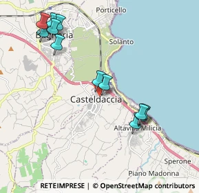 Mappa Via Carlo Cattaneo, 90014 Casteldaccia PA, Italia (2.41)