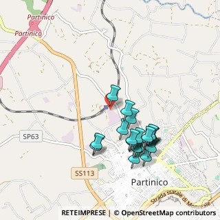 Mappa Viale del Platani, 90047 Partinico PA, Italia (1.009)