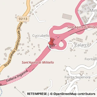 Mappa Contrada calarco, 98076 Sant'Agata di Militello, Messina (Sicilia)