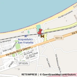 Mappa Via Francesco Gravina, 11, 98070 Acquedolci, Messina (Sicilia)