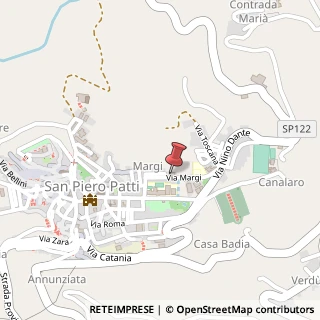 Mappa Via Margi, 98068 San Piero Patti ME, Italia, 98068 San Piero Patti, Messina (Sicilia)