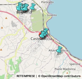 Mappa Via Antico Pozzo, 90014 Casteldaccia PA, Italia (2.37692)