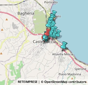Mappa Via Antico Pozzo, 90014 Casteldaccia PA, Italia (1.157)