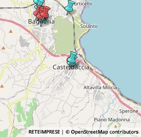 Mappa Via Antico Pozzo, 90014 Casteldaccia PA, Italia (3.04667)