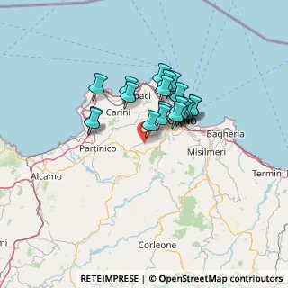 Mappa Presso Acquapark, 90046 Monreale PA, Italia (11.009)