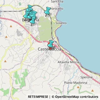 Mappa Via del Pino, 90014 Casteldaccia PA, Italia (3.19)