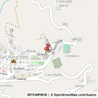 Mappa Via Margi, 1, 98068 San Piero Patti, Messina (Sicilia)