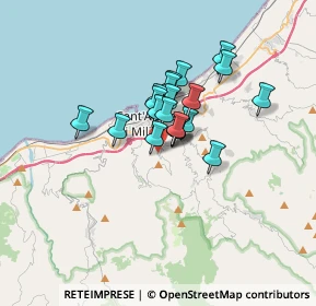 Mappa Via Scafone Tiranni, 98076 Sant'Agata di Militello ME, Italia (2.4925)