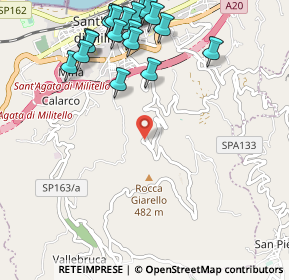 Mappa Via Scafone Tiranni, 98076 Sant'Agata di Militello ME, Italia (1.4605)