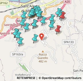 Mappa Via Scafone Tiranni, 98076 Sant'Agata di Militello ME, Italia (1.14231)