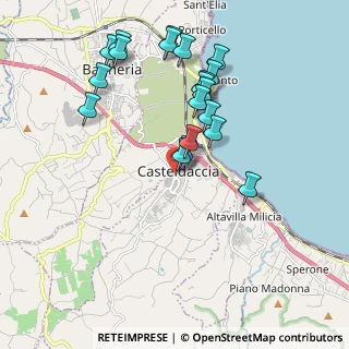 Mappa Via Orifici, 90014 Casteldaccia PA, Italia (2.168)