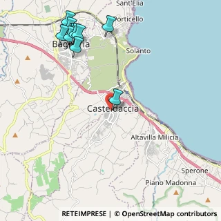 Mappa Via Orifici, 90014 Casteldaccia PA, Italia (3.10083)