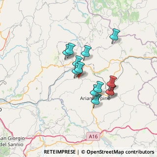 Mappa Via dei Mille, 83037 Montecalvo Irpino AV, Italia (5.71769)
