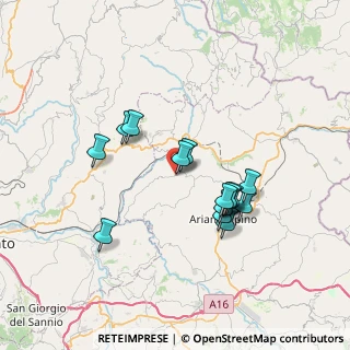 Mappa Via Paolo Borsellino, 83037 Montecalvo Irpino AV, Italia (6.63133)