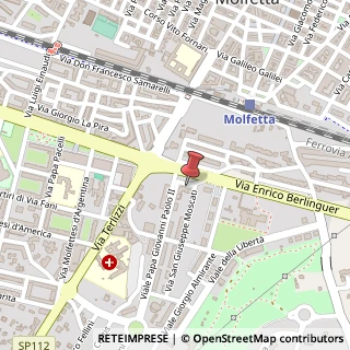 Mappa Via Enrico Berlinguer, 4/A, 70056 Molfetta, Bari (Puglia)