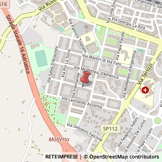 Mappa Via Padre Pio da Pietrelcina, 25, 70056 Molfetta, Bari (Puglia)