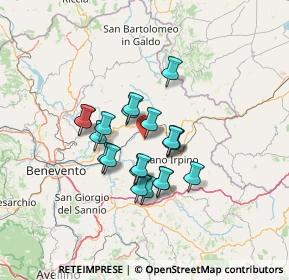 Mappa Viale Vittorio Veneto, 83037 Montecalvo Irpino AV, Italia (10.792)