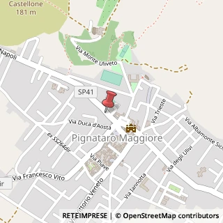 Mappa Via Principe di Napoli, 27, 81052 Pignataro Maggiore, Caserta (Campania)