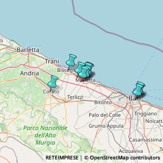 Mappa SP per Ruvo Km 1, 70056 Molfetta BA, Italia (11.3475)