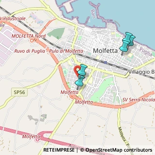 Mappa Via Papa Montini, 70056 Molfetta BA, Italia (1.06)