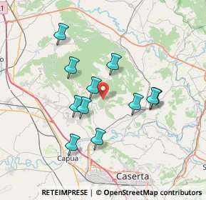 Mappa Via San Marco, 81040 Castel di Sasso CE, Italia (6.75182)