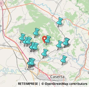 Mappa Via San Marco, 81040 Castel di Sasso CE, Italia (7.21647)