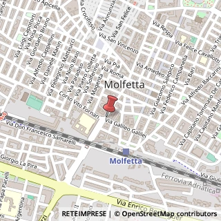 Mappa Via Edoardo Germano, 34, 70056 Molfetta, Bari (Puglia)
