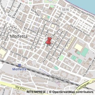 Mappa Via Tenente Silvestri, 10, 70056 Molfetta, Bari (Puglia)