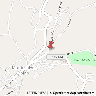 Mappa Viale Unità, 16, 83037 Montecalvo Irpino, Avellino (Campania)