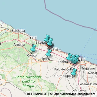 Mappa Via del Frantoiani, 70056 Molfetta BA, Italia (11.83)