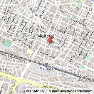 Mappa Via Guglielmo Marconi, 26, 70056 Molfetta, Bari (Puglia)