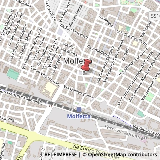 Mappa Via marconi guglielmo 33, 70054 Molfetta, Bari (Puglia)
