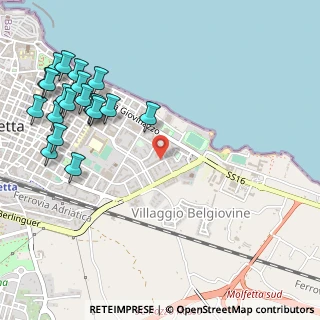 Mappa Via Pietro Gobetti, 70056 Molfetta BA, Italia (0.7285)