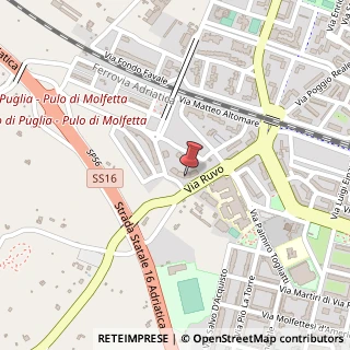 Mappa Via G. Petronio Monsignore, 18, 70056 Molfetta, Bari (Puglia)