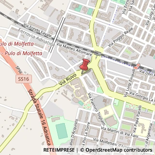 Mappa Via Palmiro Togliatti, 1, 70056 Molfetta, Bari (Puglia)