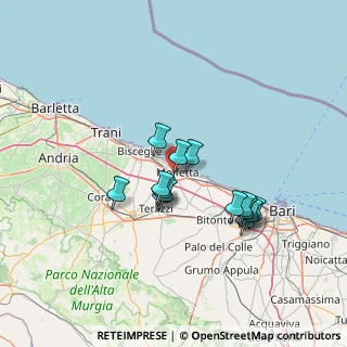 Mappa Parallela la Malfa Ugo, 70056 Molfetta BA, Italia (12.42467)
