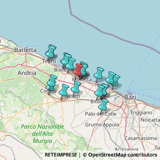 Mappa Parallela la Malfa Ugo, 70056 Molfetta BA, Italia (10.4125)