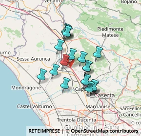 Mappa A1 - Autostrada del Sole, 81052 Pignataro Maggiore CE, Italia (11.3925)
