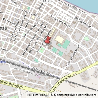 Mappa Via Nicola Maggialetti, 6, 70056 Molfetta, Bari (Puglia)