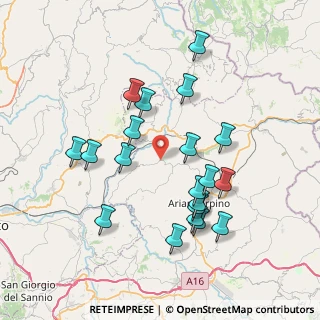 Mappa Via Fontana della Terra, 83037 Montecalvo Irpino AV, Italia (7.9095)