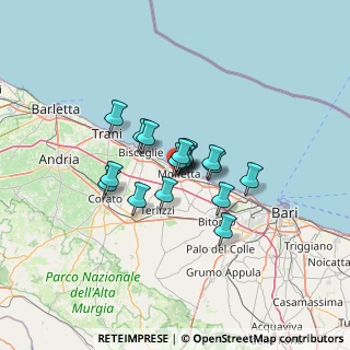 Mappa Via Luigi Einaudi, 70056 Molfetta BA, Italia (8.75882)