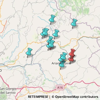 Mappa Via Conca, 83037 Montecalvo Irpino AV, Italia (6.194)