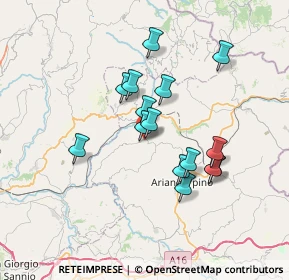 Mappa Via Carducci, 83037 Montecalvo Irpino AV, Italia (6.21733)