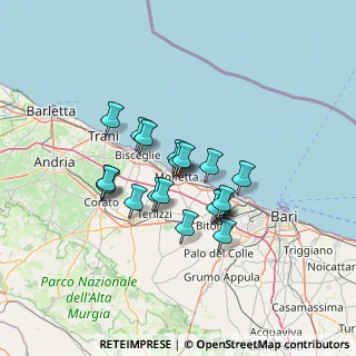 Mappa Viale Martiri della Resistenza, 70056 Molfetta BA, Italia (10.8975)