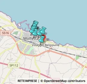 Mappa Viale XXV Aprile, 70056 Molfetta BA, Italia (1.45545)